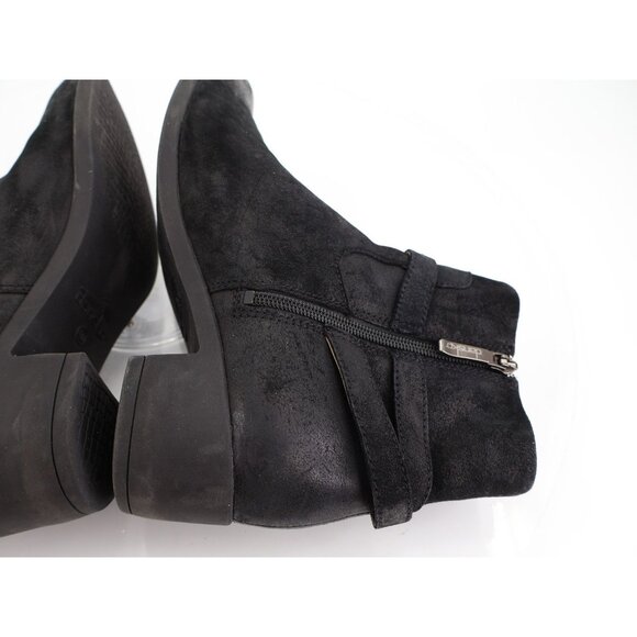 Dansko Womens Cagney Ankle Booties Size 40 / 9.5-10 Black Burnished Suede - Picture 7 of 10